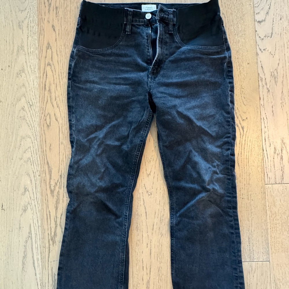 Citizens Of Humanity black maternity jeans size 29